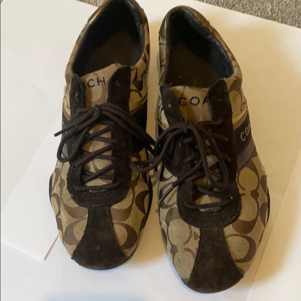 COPY - Brown coach shoes. Size:7